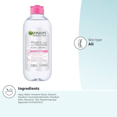 محلول پاک کننده آرایش گارنیر